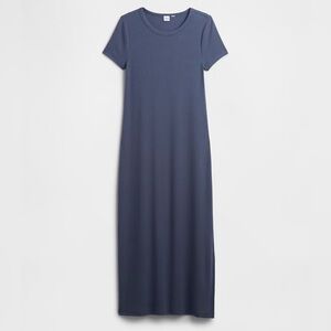 GAP Women Ribbed Maxi Dress (Size: L Tall)